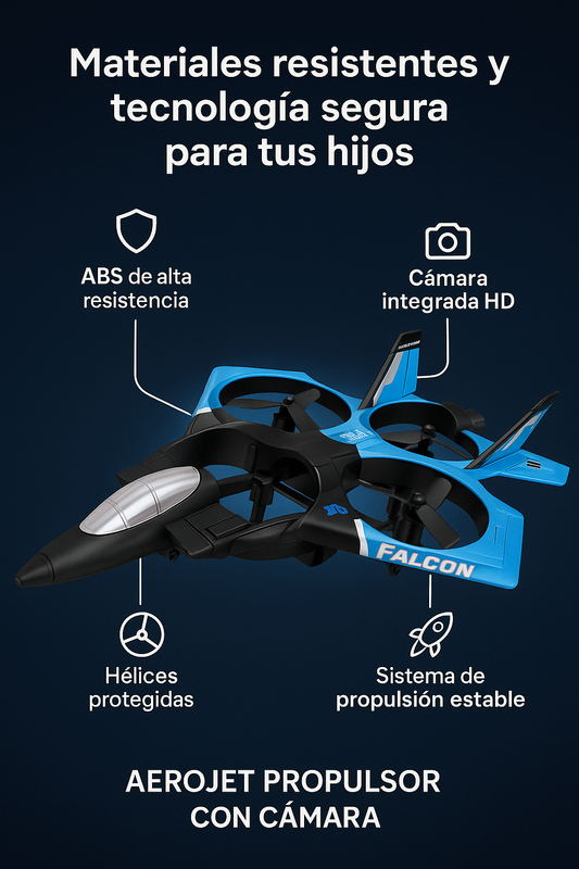 AEROJET PROPULSOR CON CÁMARA