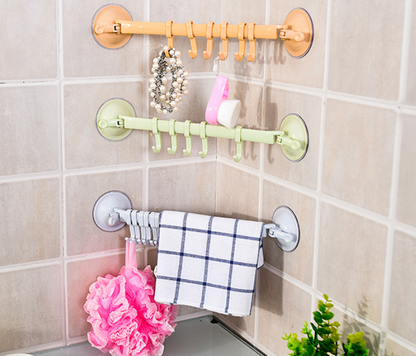 Colgador Multiusos Ajustable de 6 Ganchos