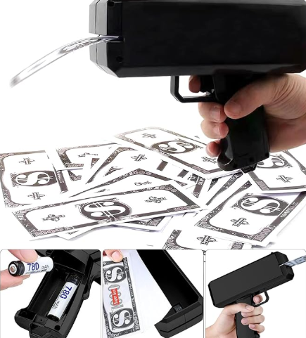 PISTOLA LANZA BILLETES