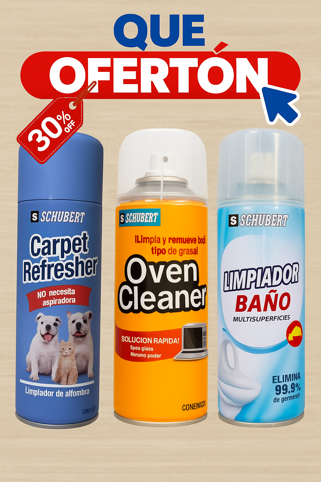 Trío de Limpieza – Potencia y Eficiencia en Casa