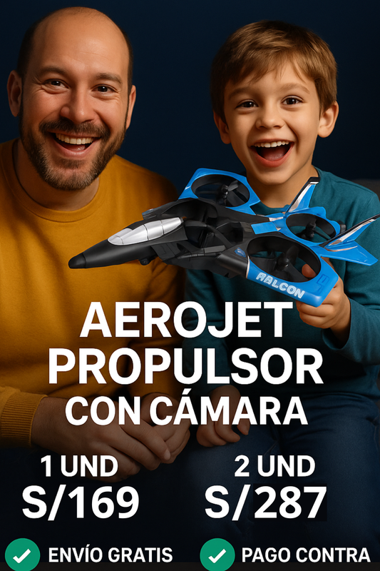 AEROJET PROPULSOR CON CÁMARA