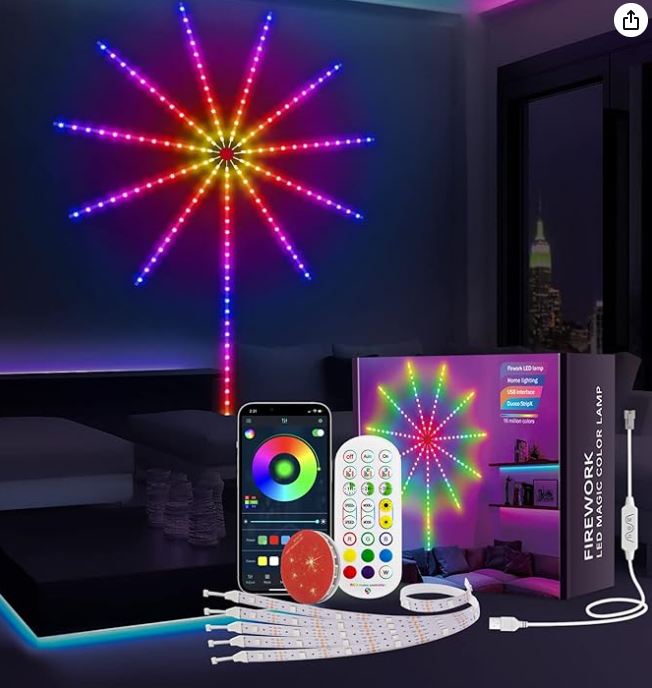 Luces LED - Fuegos Artificiales